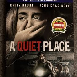 A Quiet Place Sealed Blu Ray W/ Slipcover