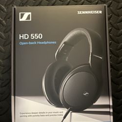 Sennheiser HD 550 Open-Back Audiophile Headphones - Black