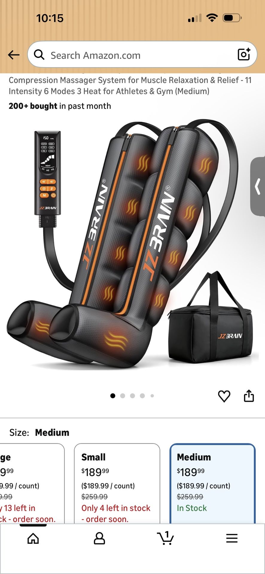 Air Compression Leg Recovery System Boots Muscle Compression Relaxation & Relief