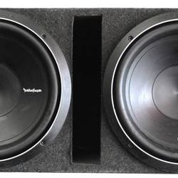 Rockford Fosgate Dual 12-Inch Punch P2 Subwoofer Box