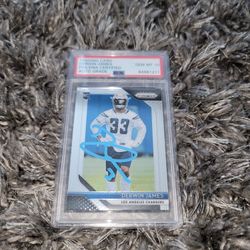 Derwin James Signed 2018 Prizm Rookie Card #248 Chargers PSA/DNA GEM MT 10 AUTO