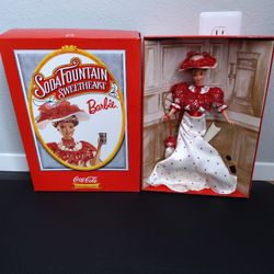 Vintage 1996 Soda Fountain Sweetheart  Barbie Firm Price