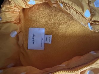Old Navy Yellow Polka Dot Jacket Size M