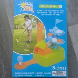 Mini Golf Game Set- Outdoor Toy- New
