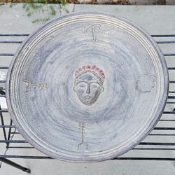 Ancient Replica Zodiac Aries Handmade Clay Plate!