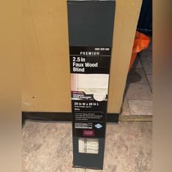 Home Decorator’s Collection White Wood Blind