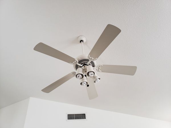 Two Used Ceiling Fans With Four Lights For Sale In Chandler Az
