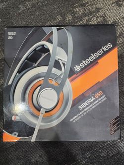 SteelSeries Siberia 650 Gaming Headset - White (Open Box, Never Used)