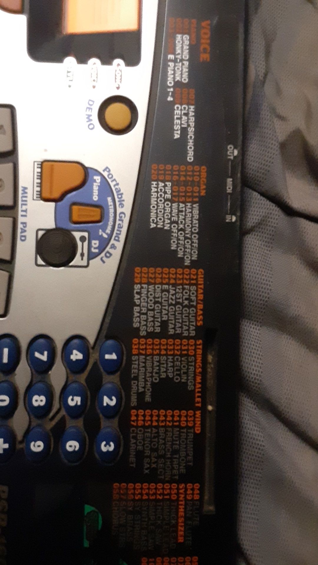 Yamaha bass boost psr 160 keyboard