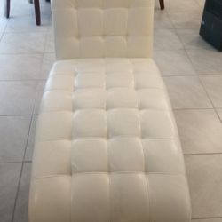 Leather Chaise 
