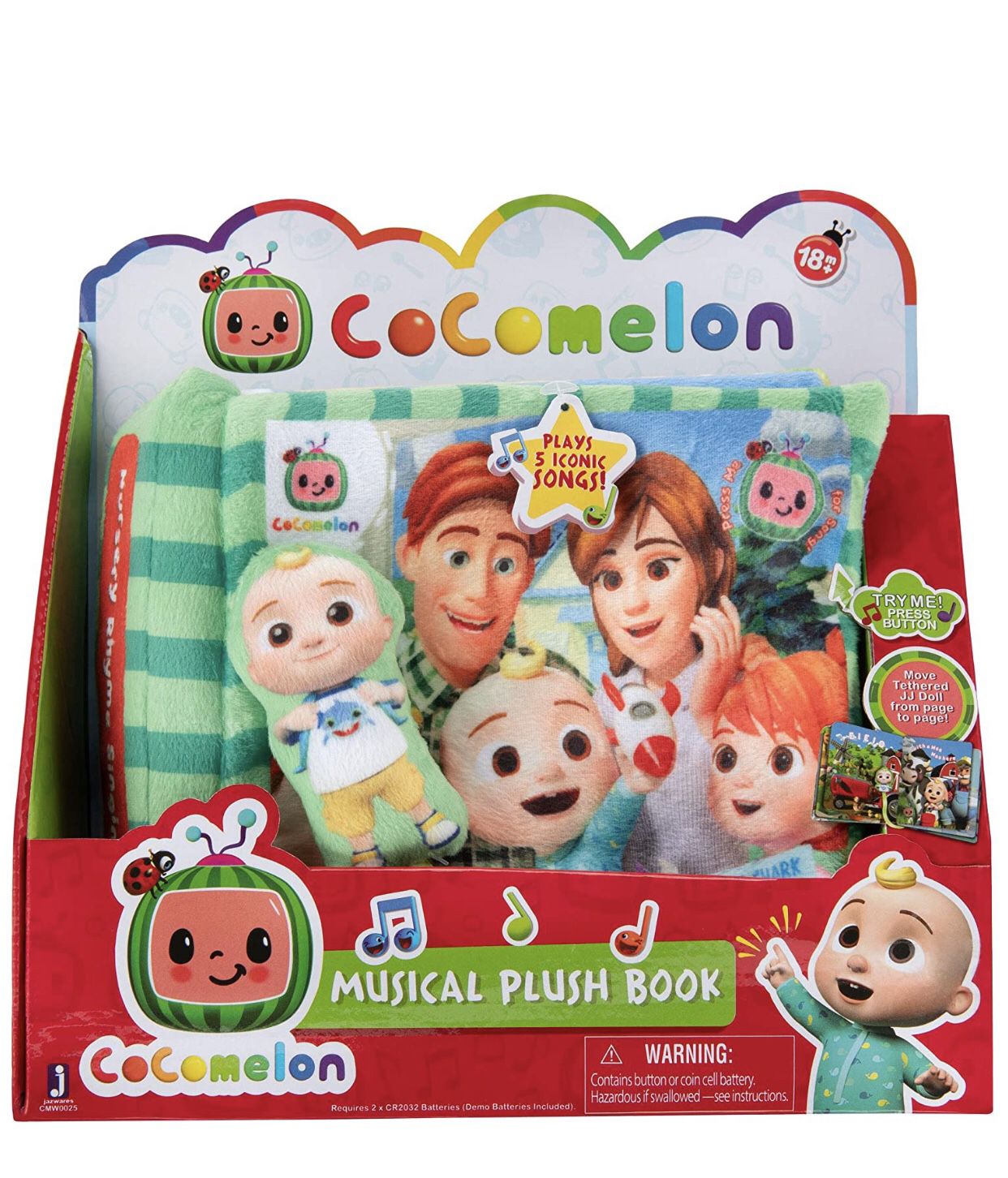 Cocomelon Plush Book