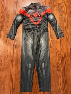 Disney’s Into the SpiderVerse Miles Morales Spiderman Costume Kids Size 7/8
