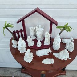 Vintage Avon Nativity Set