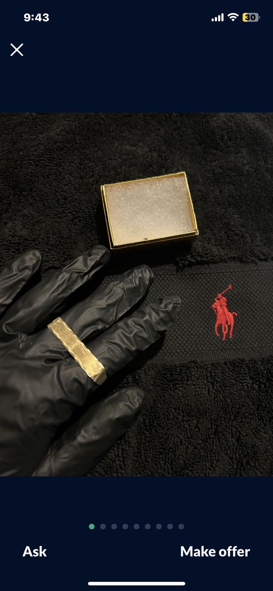 2 Finger Gold Ring