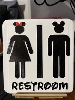 Funny Restroom Sign