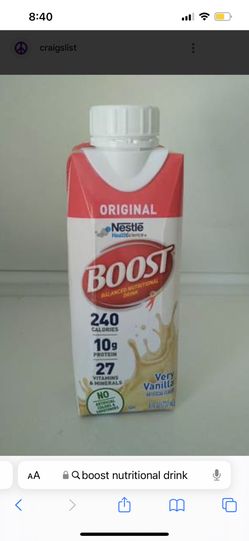 Nestle Boost Vanilla