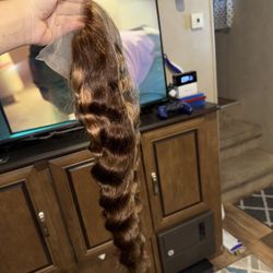 34 Inch 250 Destiny 13x4 Honey Ombré Deep Wave Wig 