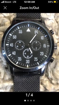 Goodfellow  Men Aviator Mesh Watch