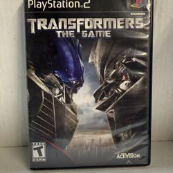 Ps2 PlayStation 2 Sony Transformers The Game 