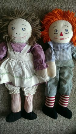Vintage rag dolls