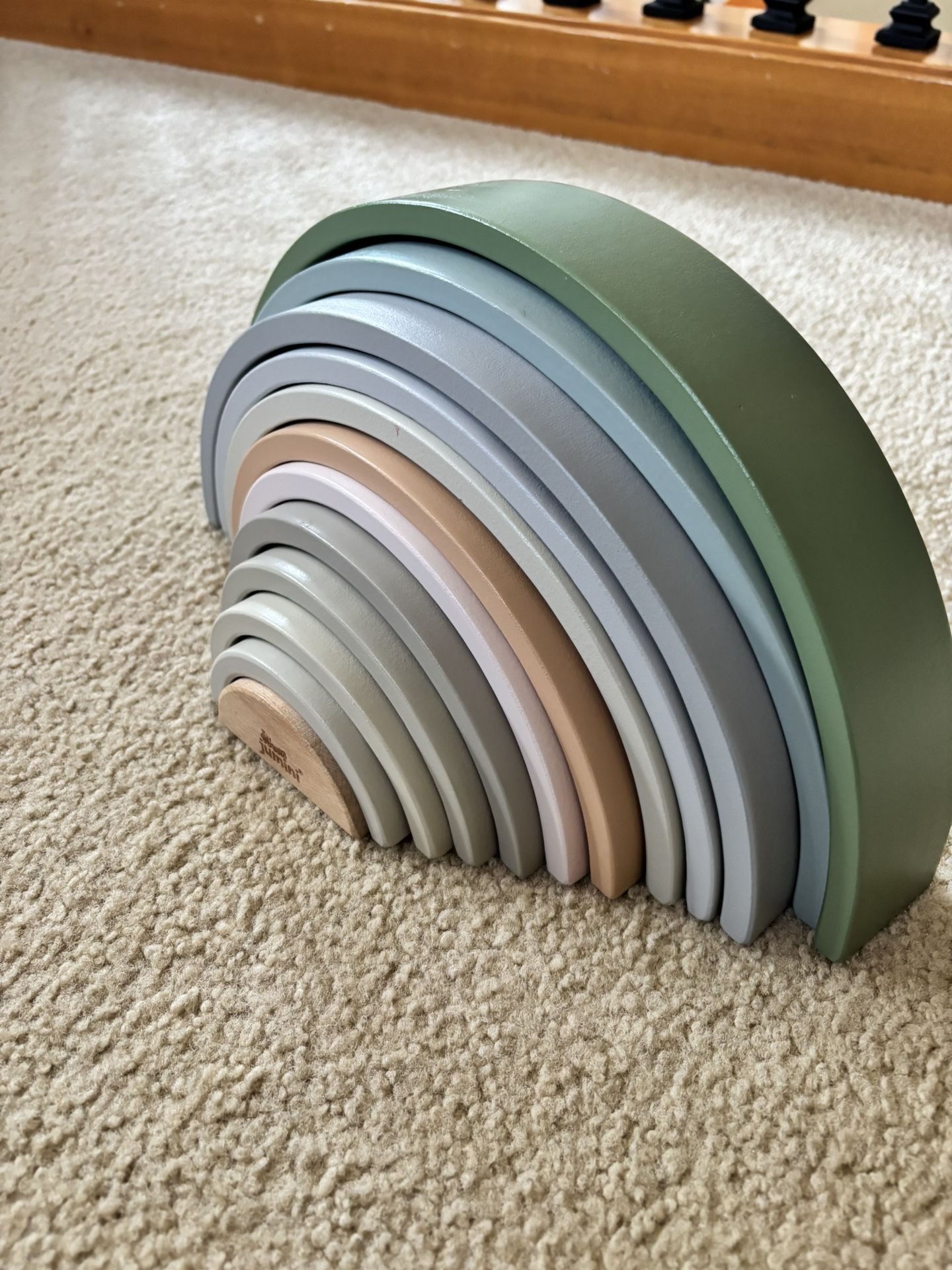 Montessori Wooden Stacking Rainbow