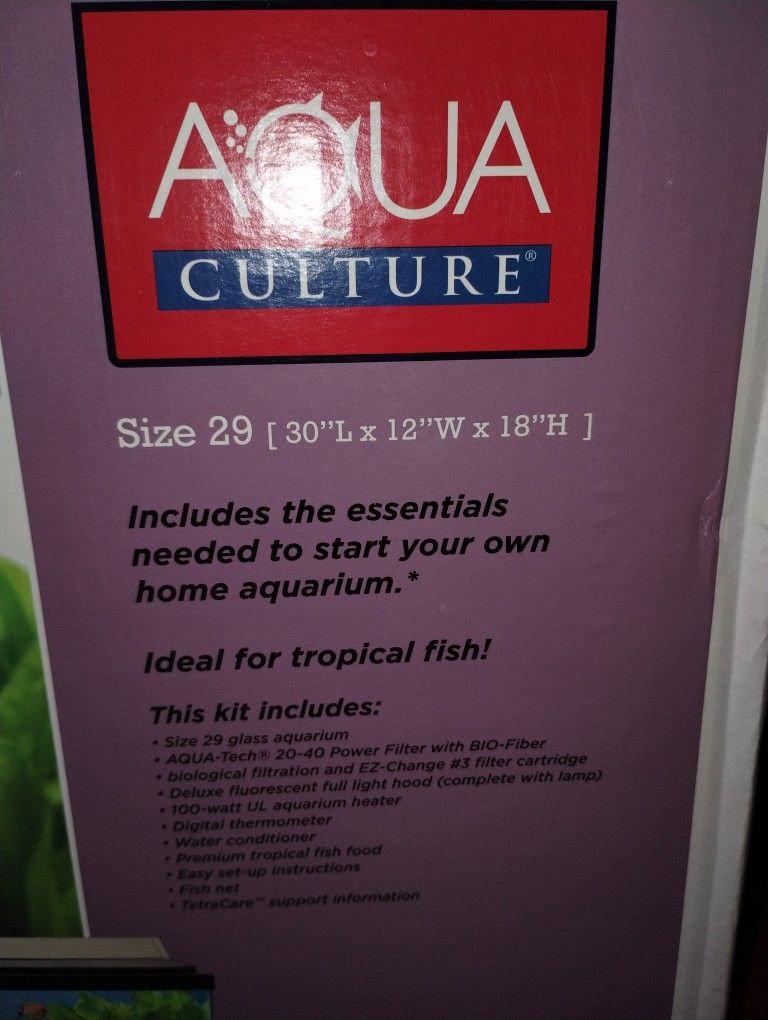 Aqua Culture 29 Gallon Aquarium Kit