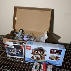 LEGO Mixed Lot – Star Wars Microfighters + LEGO 40594 Limited Edition Cabin, Parts & Minifigures