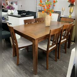 7 pc dining table set 