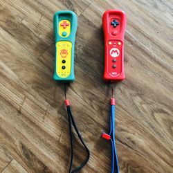 Nintendo Wii Bowser and Mario Edition Controllers