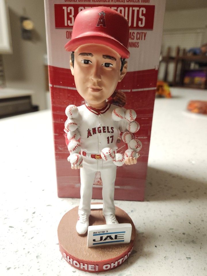 Shohei Ohtani 13 K STRIKEOUTS Bobblehead for Sale in Visalia, CA OfferUp