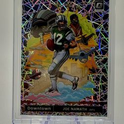 2021 Donruss Optic, Joe Namath, Downtown 