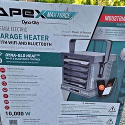 2 stage Electric Garage Heater With Wi-Fi And Bluetooth 