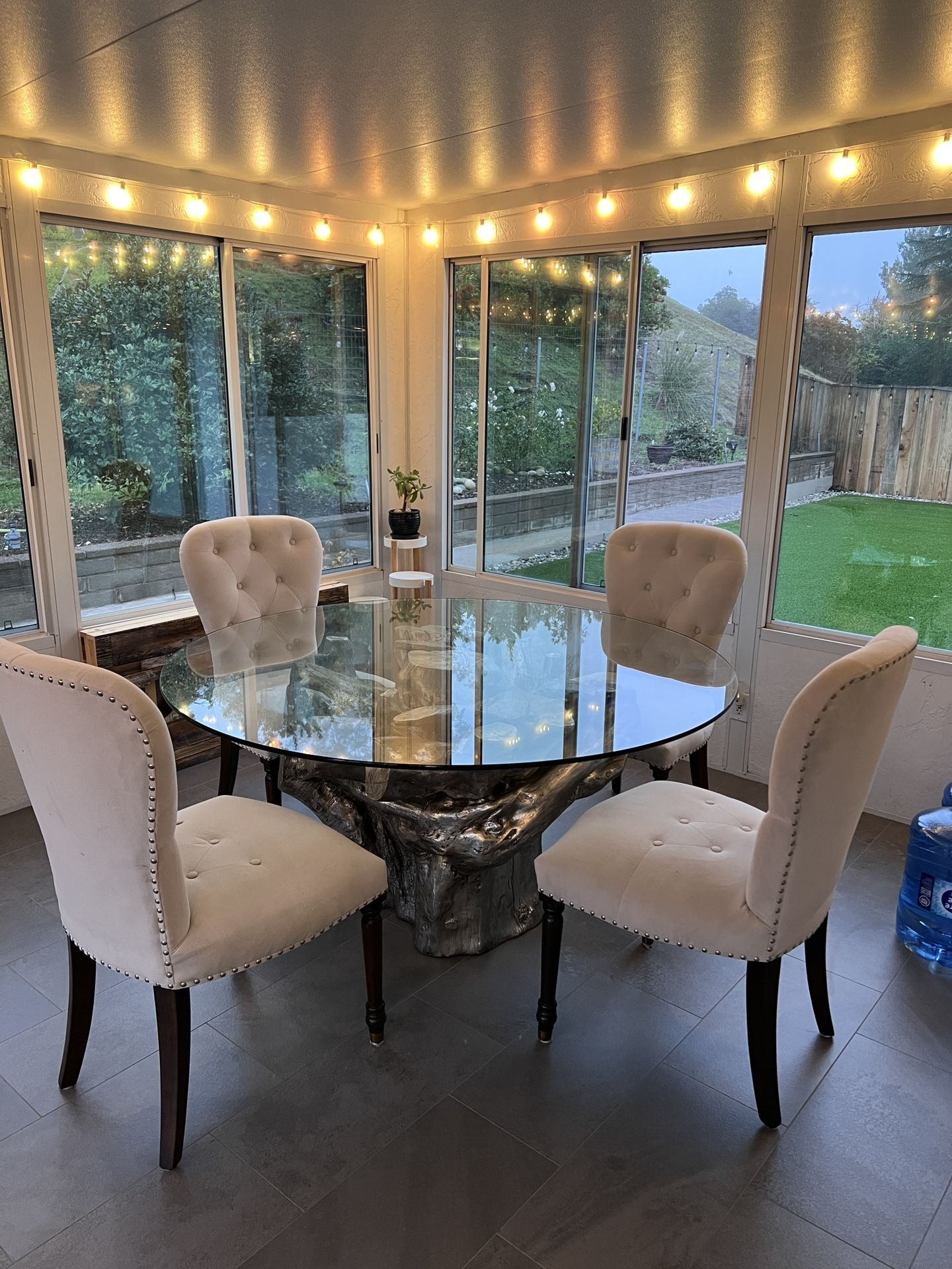 Z Gallerie Sequoia Dining Table Set