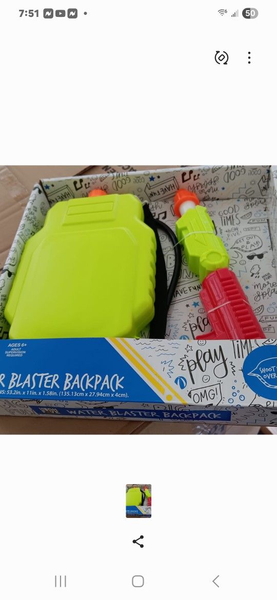Backpack Water Blaster
