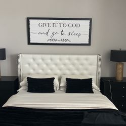 Give It To God Framed Canvas Custom Made 2” Black Frame 