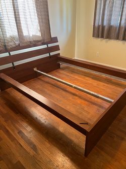 Queen size bed frame - free