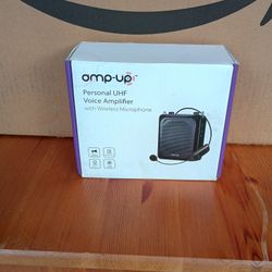 Amp-up Personal UHF Voice Amplifier With Wireless Microphone 