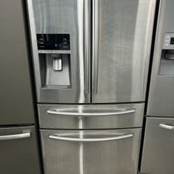 Stainless 4 Door French Door Refrigerator 