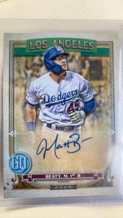 2020 Topps Gypsy Queen Matt Beaty Autograph Card