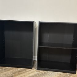 Black Bookshelves