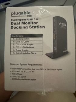 Dual Monitor Docking Station