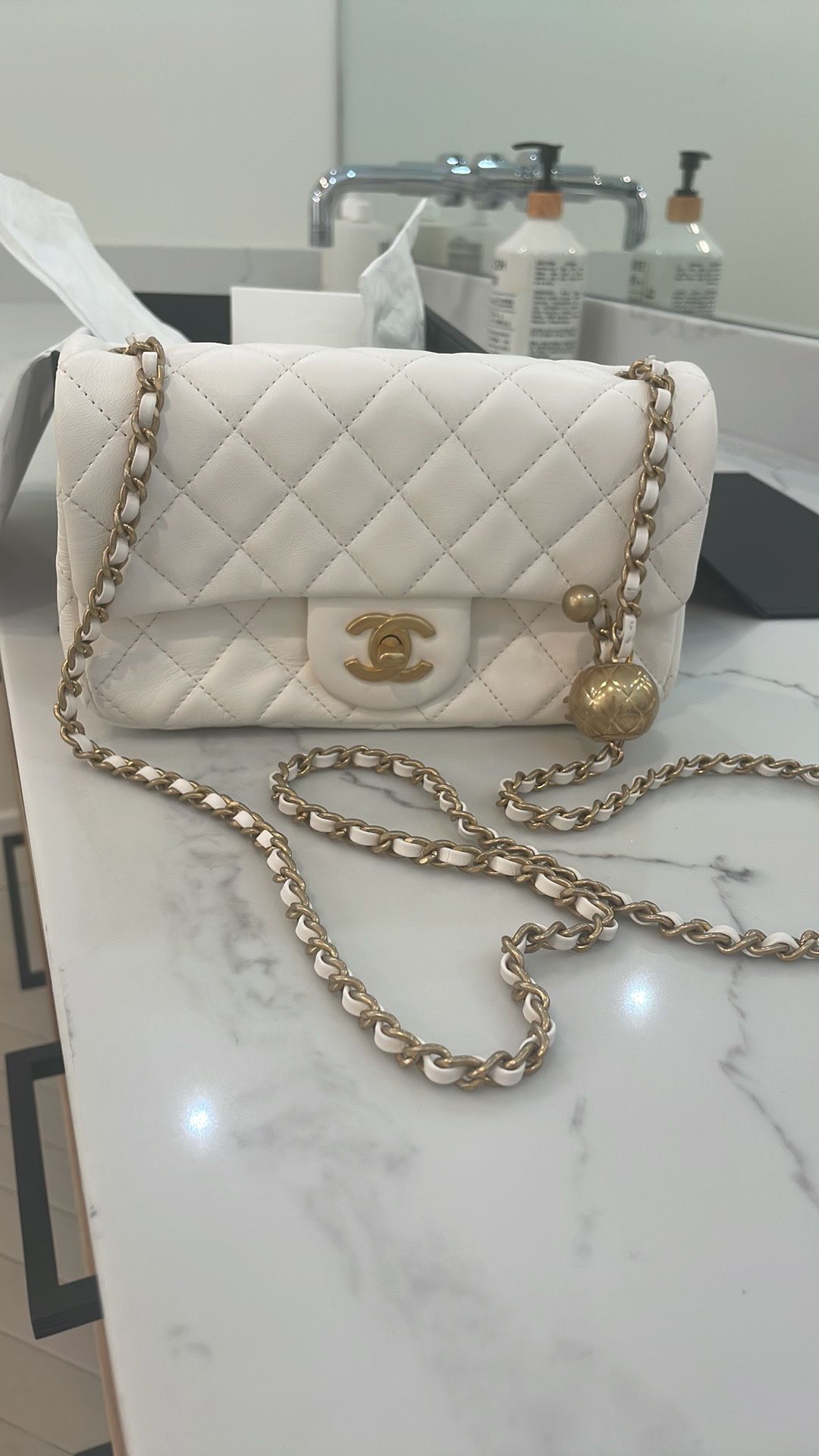 Chanel 2022 Pearl Crush White 