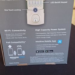New" Door Handles Locks. Wireless Smart  Deadbolt 