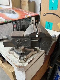BALO 4 Inch Bench Vise Swivel Base Made in Japan Heavy Duty Shop Vise
