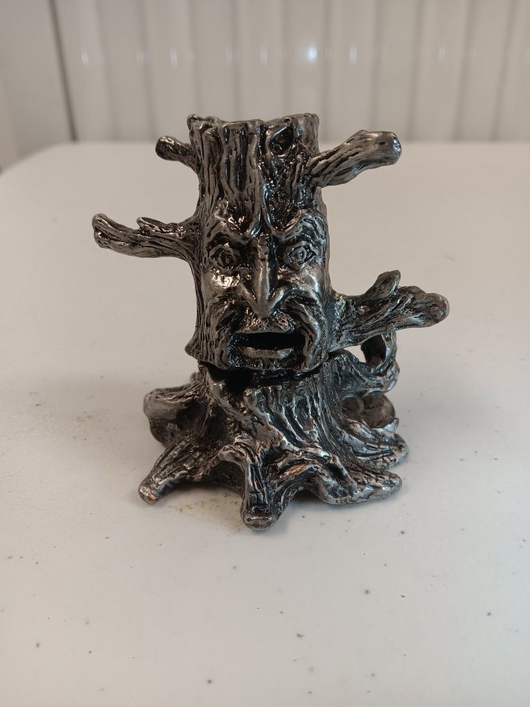 Pewter Wizard Tree Salt and Pepper Shaker
