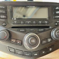 2004 Honda Accord Radio/ And A/c Control