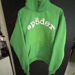 Green Spider Hoodie