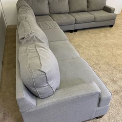Gray Ashley Furniture Sectional Couch Sofa *free Delivery*