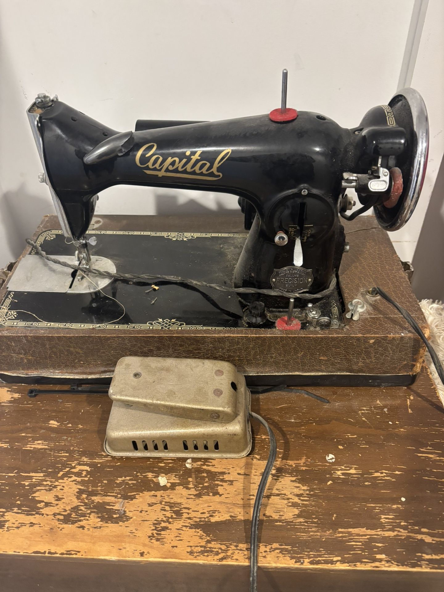 Antique Capital Sewing Machine