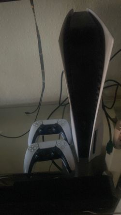PlayStation 5 Console with Two DualSense Controllers
